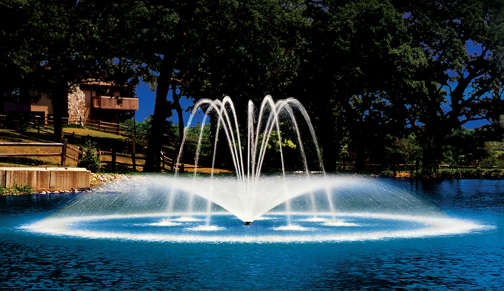 commercial fountain display