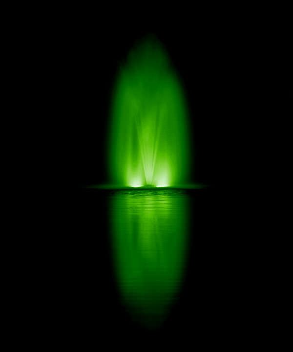 green LED scepter spray pattern